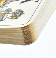 1 pakli Piatnik francia kártya, aranyozott lapsarkokkal, jó állapotban, 54 lap, adóbélyeggel