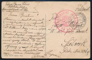 1915 Tábori posta képeslap / Field postcard "K.u.k. KRIEGSMARINE S.M.S. BABENBERG"