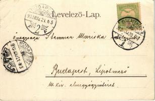 1903 Gyulafehérvár, Karlsburg, Alba Iulia; Károly-kapu. Atelier Bach / Karlstor / castle gate (EB)