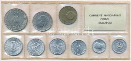 1980. 2f-10Ft (9xklf) érmés forgalmi sor fóliatokban T:UNC Adamo FO13