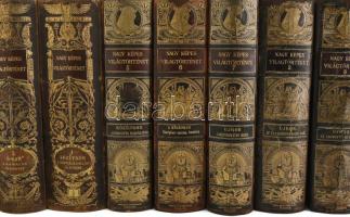 Nagy Képes Világtörténet. I-XII. köt. (Teljes). Szerk.: Marczali Henrik. Bp., [1891-1904], Franklin-...