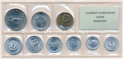 1979. 2f-10Ft (9xklf) érmés forgalmi sor fóliatokban T:UNC Adamo FO12