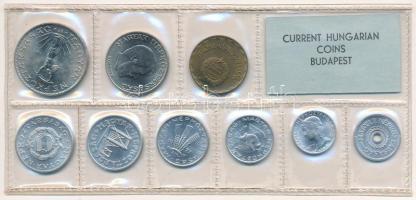 1977. 2f-10Ft (9xklf) érmés forgalmi sor fóliatokban T:UNC Adamo FO10