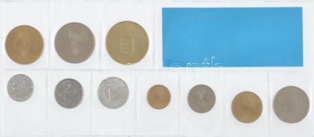 1996. 10f-100Ft (10xklf) forgalmi sor fóliatokban T:PP / Hungary 1996. 10 fillér - 100 Forint (10xdi...