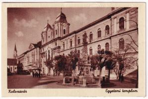 Kolozsvár, Cluj; Egyetemi templom / church (ázott / wet damage)