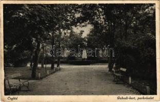 1936 Cegléd, Gubodi kert és park. Simon János kiadása (EK)