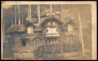 1917 Tábori posta képeslap / Field postcard "K.u.k. Seilbahnkommando" + "EP 277"