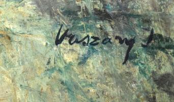 Vaszary jelzéssel: Női portré. Olaj, farost. 50x39,5 cm