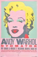 1991 Andy Warhol: Marylin Monroe. 1991-es budapesti kiállítás plakátja. Ofszet, papír, MOMA hivatalos kiadás. 60x90 cm