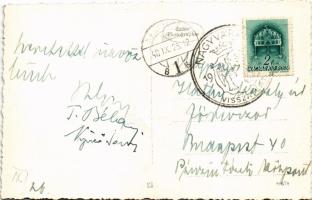 1940 Nagyvárad, Oradea; Szigligeti színház, autó / theatre, automobile. photo + "1940 Nagyvárad...