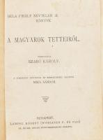 [Anonymus]: Béla király névtelen jegyzőjének könyve a magyarok tetteiről. Ford.: Szabó Károly. Bp.,(1898.), Lampel R. (Wodianer F. és Fiai), 65+3 p. Átkötött kopott, foltos félvászon-kötés, kissé sérült címlappal.