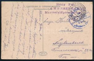 1916 Tábori posta képeslap / Field postcard "S.M.S. Erzherz. Karl"