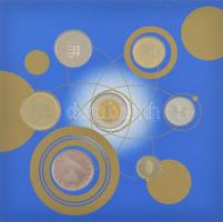 2000. 1Ft-100Ft (7xklf) forgalmi sor szettben + "200Ft Millenium" T:PP patina / Hungary 20...