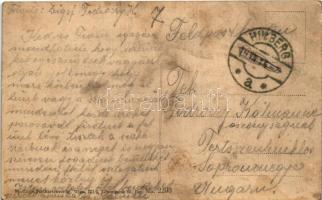 1916 Himberg, Hauptstrasse, Ludwig Erber, Johann Buchreithner jun. / main street, shops (fl)