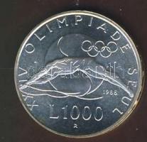 San Marino 1988. 1000L Ag "Olimpia-úszás" T:1