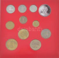 1994. 10f-200Ft (11xklf) forgalmi sor dísztokban, benne 1994. 200Ft Ag "Deák", "Magya...