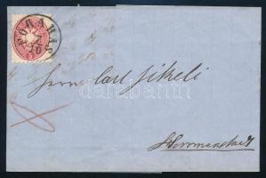 1865 5kr levélen / on cover "FOGARAS"