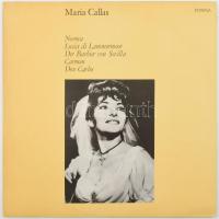 Maria Callas - Norma / Lucia Di Lammermoor / Der Barbier Von Sevilla / Carmen / Don Carlos. Vinyl, LP, Compilation, Mono. Német Demokratikus Köztársaság (NDK), 1980. jó állapotban