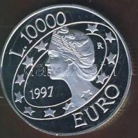 San Marino 1997. 10.000L Ag "Euro" T:PP