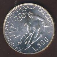 San Marino 1988. 500L Ag "Téli olimpia" T:1