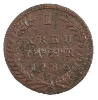 Osztrák Államok / Salzburgi Érsekség 1786. 1kr Cu "Hieronymus" T:VF karc
Austrian States ...