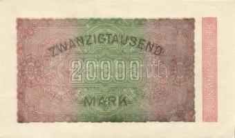 Német Birodalom / Weimari Köztársaság 1923. 20.000M (3x) T:I,I-