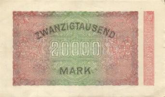 Német Birodalom / Weimari Köztársaság 1923. 20.000M (3x) T:I,I-