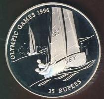 Seychelle szigetek 1995. 25R Ag "Olimpia-vitorlázás" T:PP