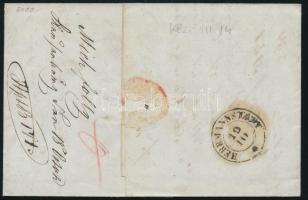 1853 6kr levélen / on cover "CLAUSENBURG" - Hermanstadt