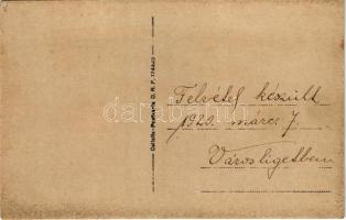 1920 Budapest XIV. Városliget, hölgy kabátban. photo (fl)