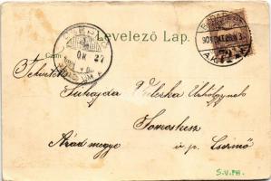 1903 Budapest VII. Erzsébet körút, New York Palota, Litho (r)