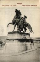 1912 Budapest I. Csikós szobor a kir. várban.