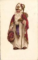 Saint Nicolaus bishop litho