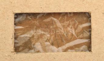 Bartha László (1908-1998): Geometrikus városkép. Vegyes technika, karton, jelzett a hátoldalán. Fake...