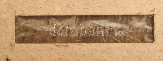 Bartha László (1908-1998): Geometrikus városkép. Vegyes technika, karton, jelzett a hátoldalán. Fake...