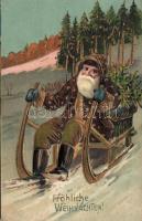 Santa Claus litho (Emb)