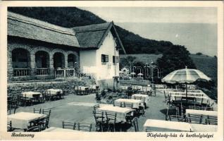 1938 Badacsony, Kisfaludy ház és kerthelyisége (EK)