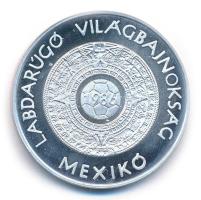 1986. "Labdarúgó Világbajnokság Mexikó" kétoldalas Al emlékérem kapszulában. Szign.: Bogná...