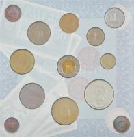 1997. 50f-200Ft (6xklf) forgalmi sor, benne 200Ft Ag "Deák", "Magyarország pénzérméi&...