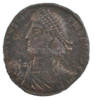 Római Birodalom / Konstantinápoly / II. Constantius 348-351. AE2 (3,74g) T:XF Roman Empire / Constantinople / Constantius II 348-351. AE2 DN CONSTAN-TIVS PF AVG / FEL TEMP-REPARATIO - CONSA star (3,74g) C:XF