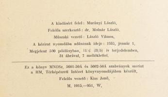 Fodor Ferenc: A magyar térképírás. I.-III. kötet (egybekötve). (A ,,Térképészeti Közlöny" 15. s...