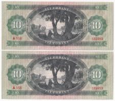 1962. 10Ft (2x) T:I,I- Adamo F6