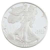 Amerikai Egyesült Államok 1988S 1$ Ag tanúsítvánnyal, dísztokban T:PP 
USA 1988S 1 Dollar Ag with c...
