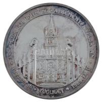 1994. A remény kapujában - Zugliget kétoldalas, ezüstözött fém emlékérem tokban (42mm) T:PP patina