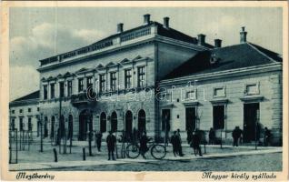 1933 Mezőberény, Magyar Király szálloda. Wallach Mihály kiadása