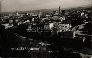 1940 Kolozsvár, Cluj; színház / theatre. photo + &quot;1940 Kolozsvár visszatért&quot; So. Stpl