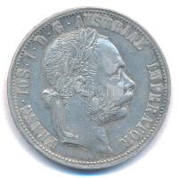 Ausztria 1886. 1Fl Ag "Ferenc József" T:2- patina Austria 1886. 1 Florin Ag "Franz Joseph" C:VF patina Krause KM#2222