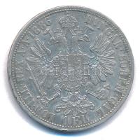 Ausztria 1886. 1Fl Ag "Ferenc József" T:2- patina Austria 1886. 1 Florin Ag "Franz Jo...