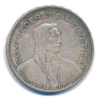 Svájc 1931B 5Fr Ag T:2 patina Switzerland 1931B 5 Francs Ag C:XF Krause KM#402