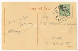 1908 Nagyvárad, Oradea; Rákóczi út, Szabó László, Lebovits üzlete, Vidor Manó könyv- és papírkereske...